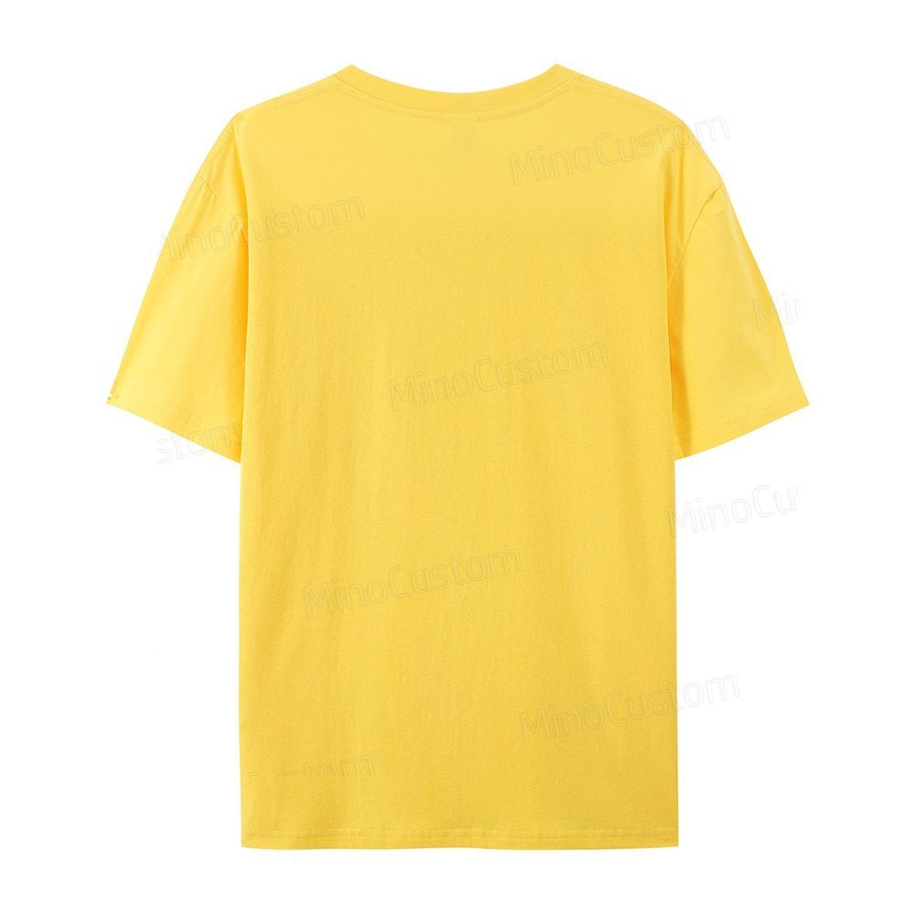 Embroidery hair dryer, scissors, comb organic cotton t-shirt unisex simple design