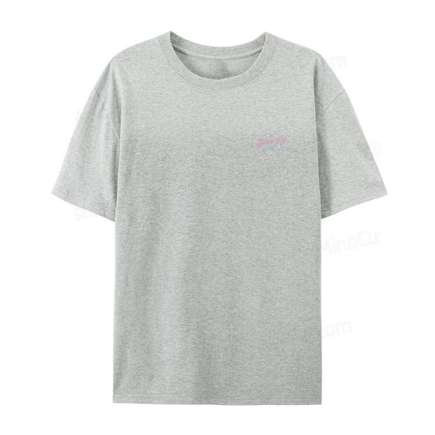 Embroidered Nurse Organic Cotton T-Shirt Unisex Minimal Design