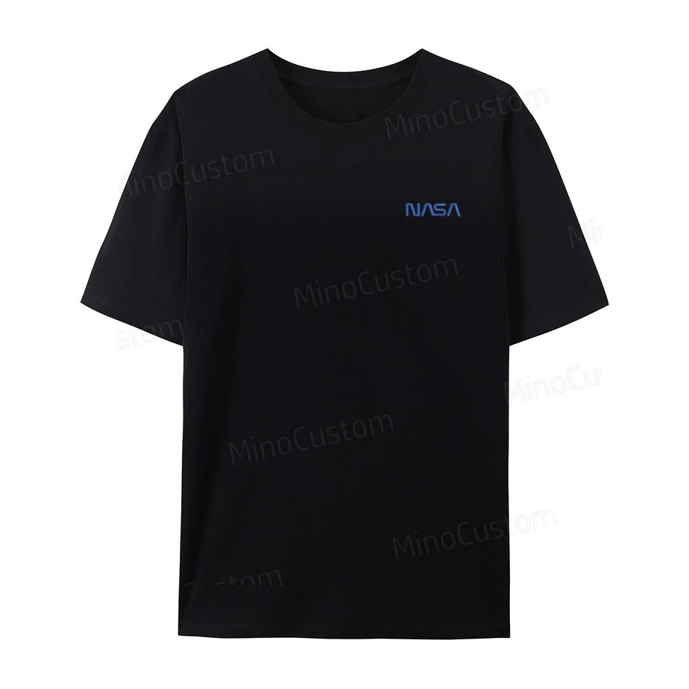 Embroidered NASA organic cotton T-shirt Unisex simple design