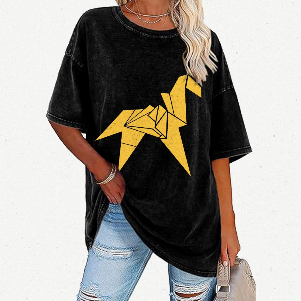 Unicornio de origami de Blade Runner Vintage Distressed T-shirt
