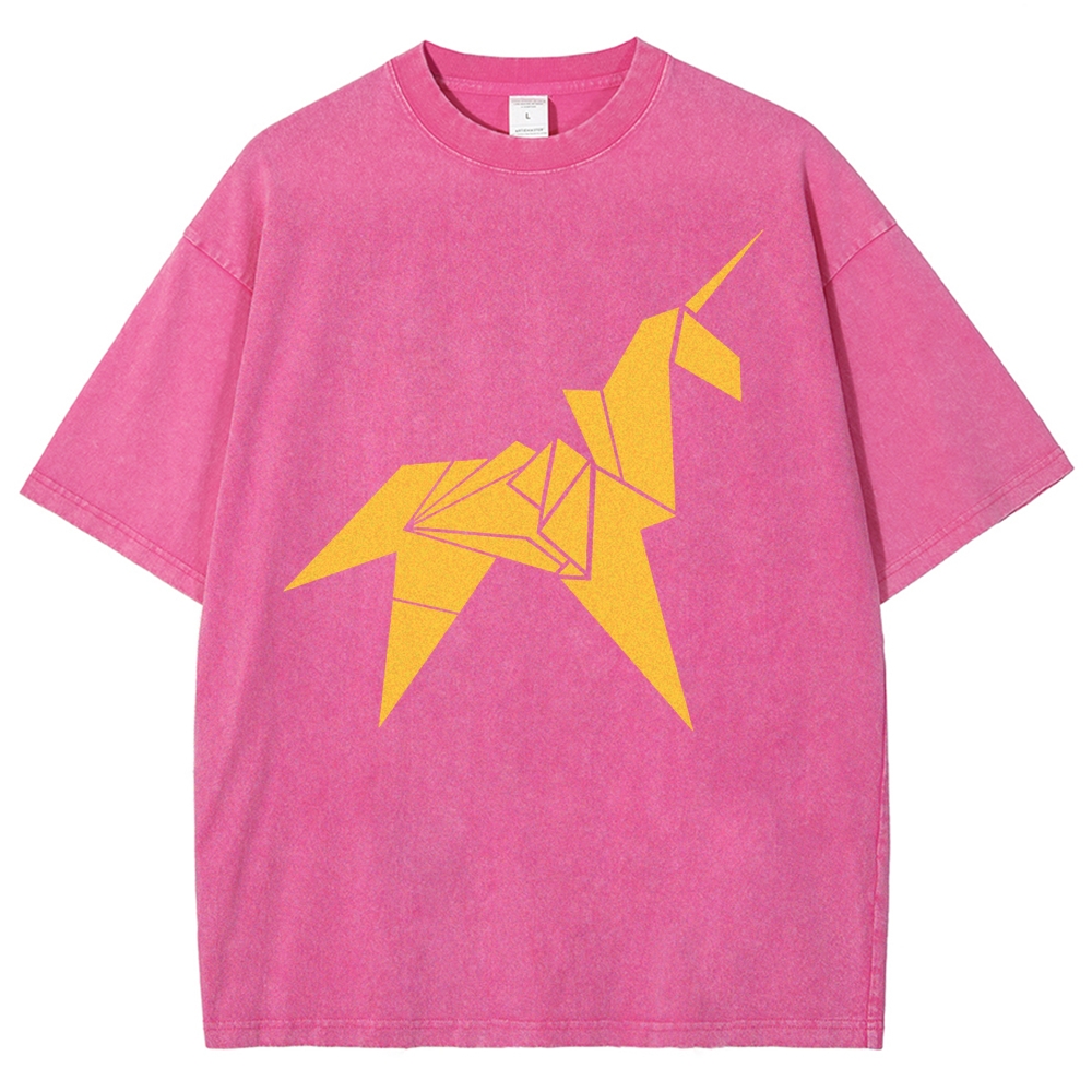 Unicornio de origami de Blade Runner Vintage Distressed T-shirt