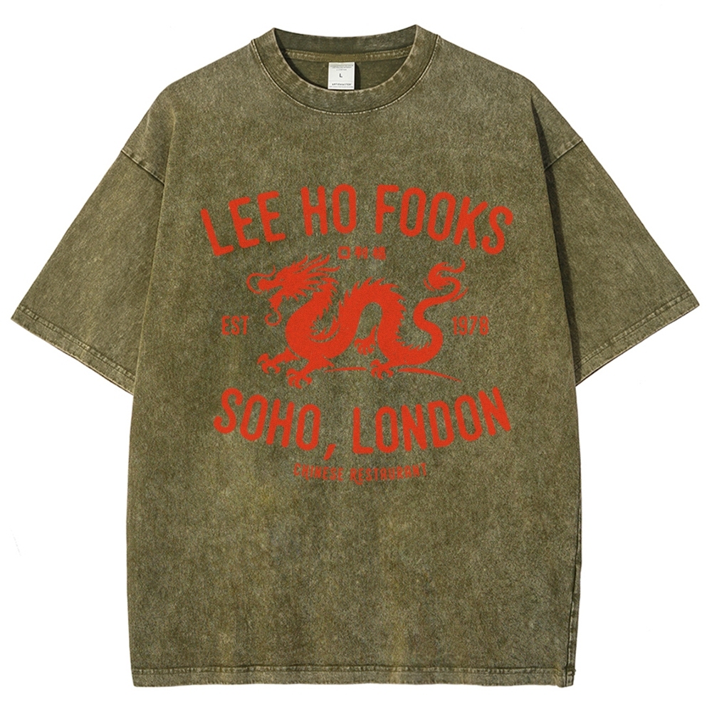 Lee Ho Fooks Vintage Resto Vintage Distressed T-shirt