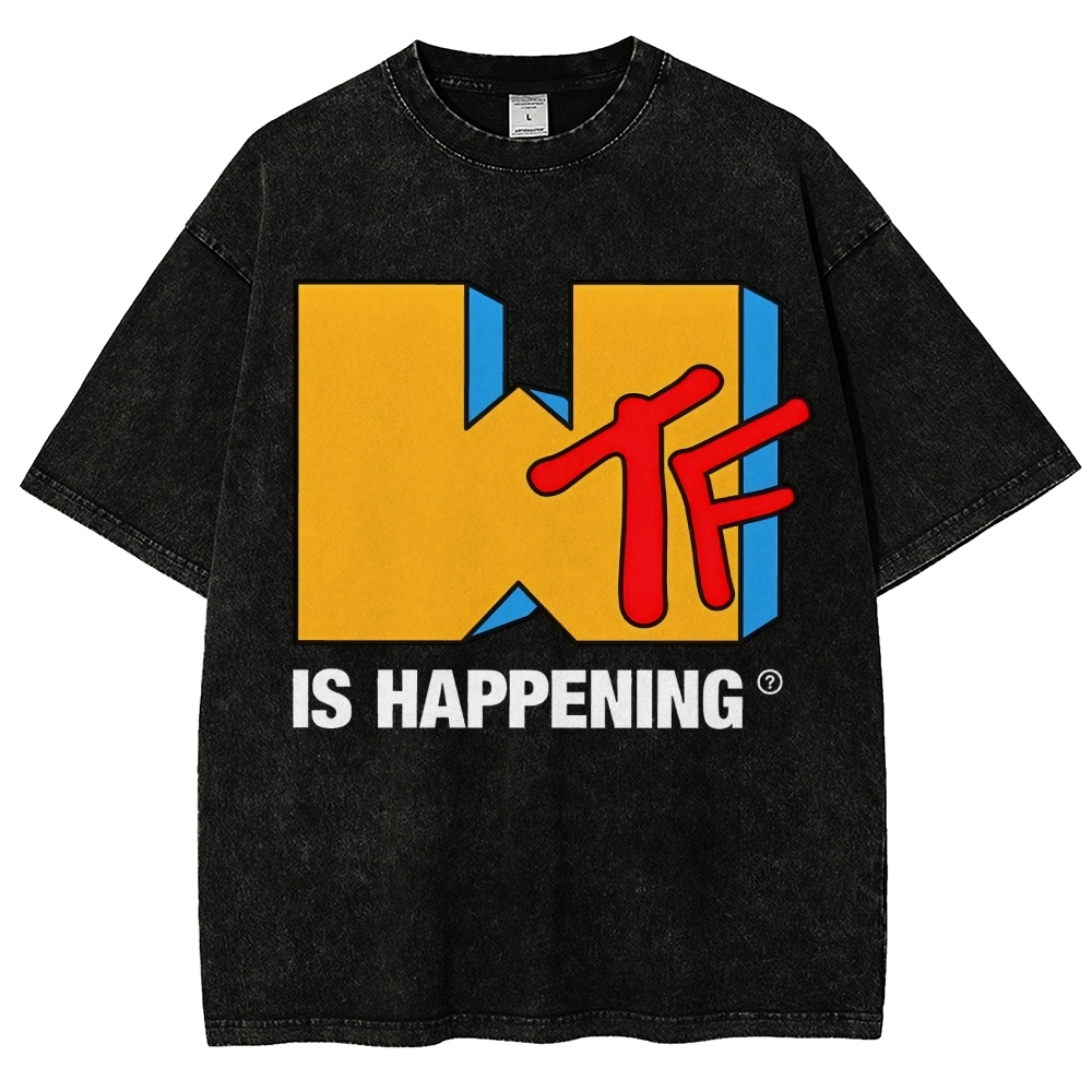 Is Happening Vintage Distressed T-shirt