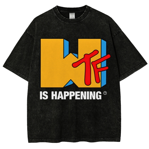 Is Happening Vintage Distressed T-shirt