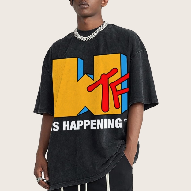 Is Happening Vintage Distressed T-shirt