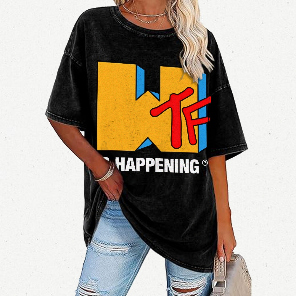 Is Happening Vintage Distressed T-shirt