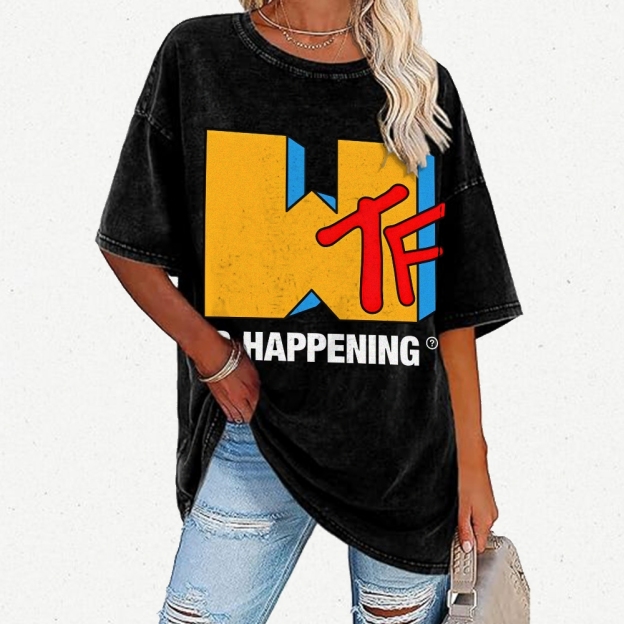 Is Happening Vintage Distressed T-shirt