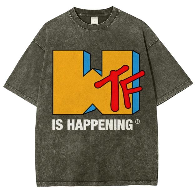 Is Happening Vintage Distressed T-shirt