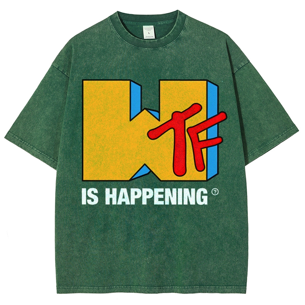 Is Happening Vintage Distressed T-shirt