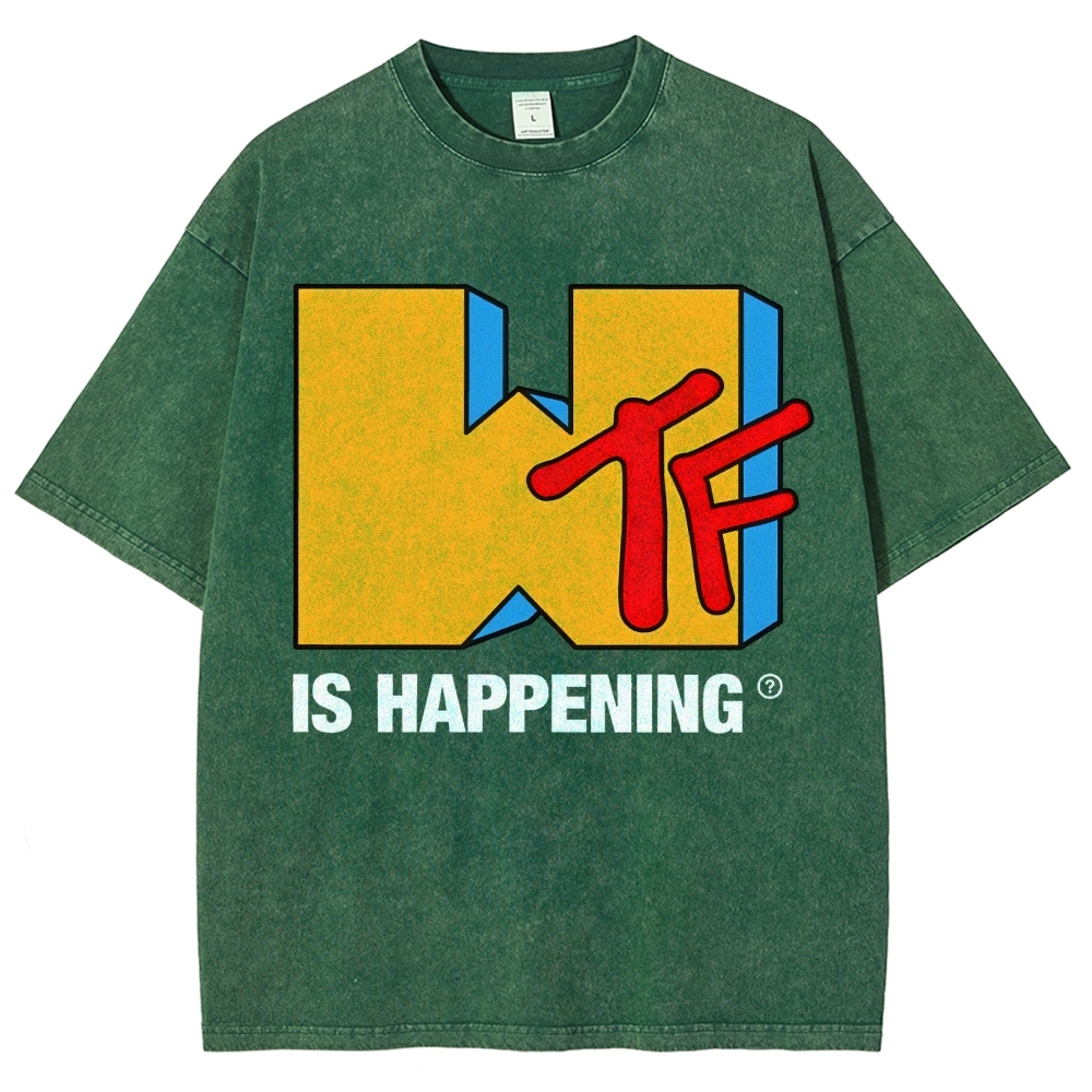 Is Happening Vintage Distressed T-shirt