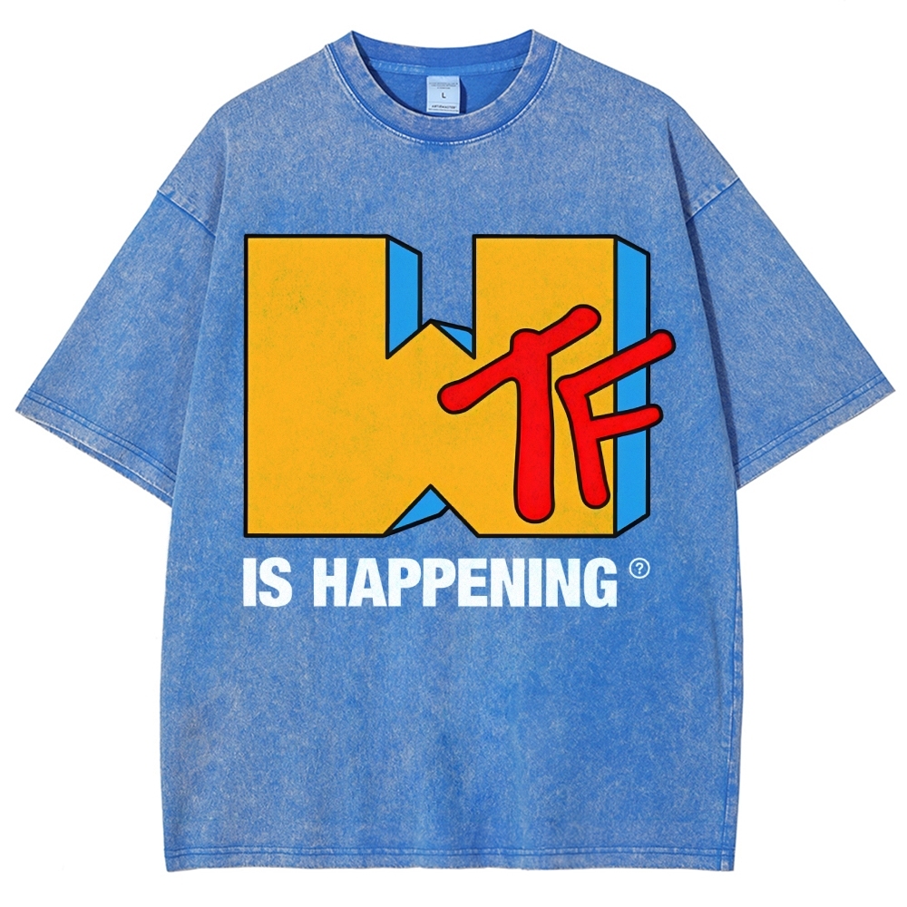 Is Happening Vintage Distressed T-shirt
