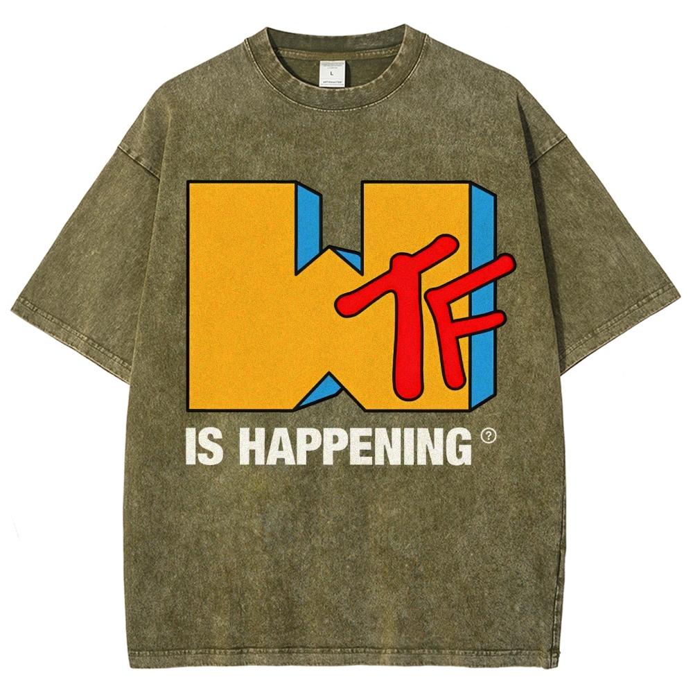 Is Happening Vintage Distressed T-shirt