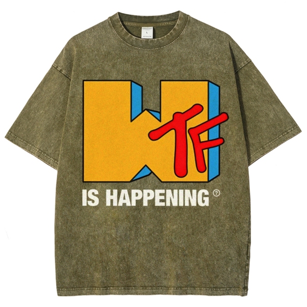 Is Happening Vintage Distressed T-shirt