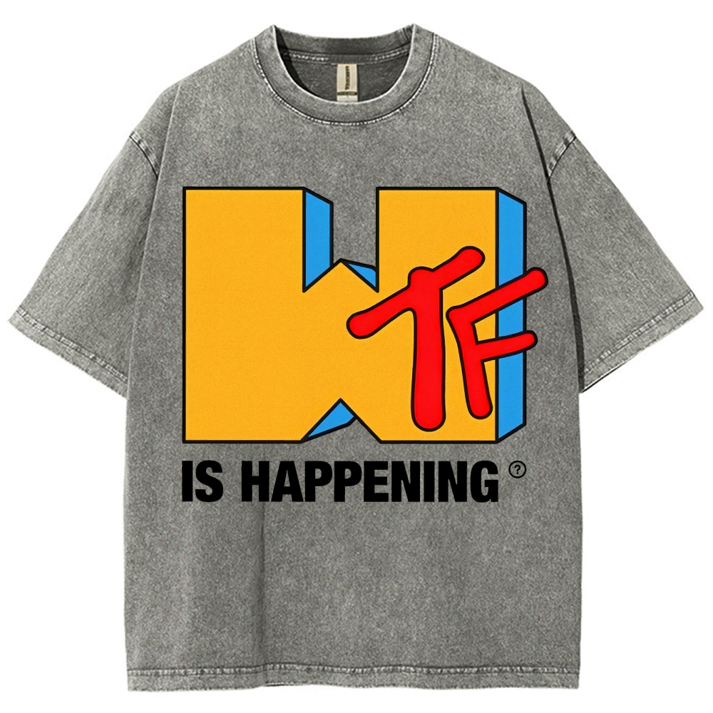 Is Happening Vintage Distressed T-shirt