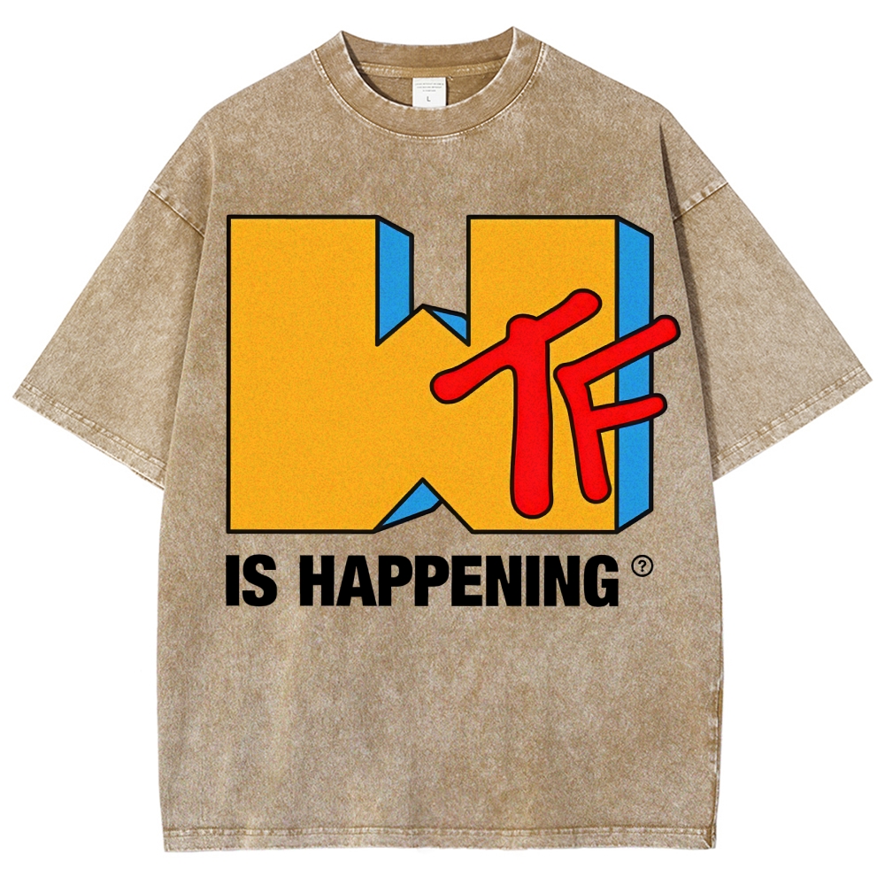 Is Happening Vintage Distressed T-shirt