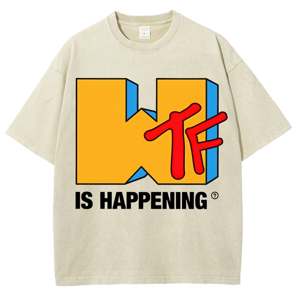 Is Happening Vintage Distressed T-shirt