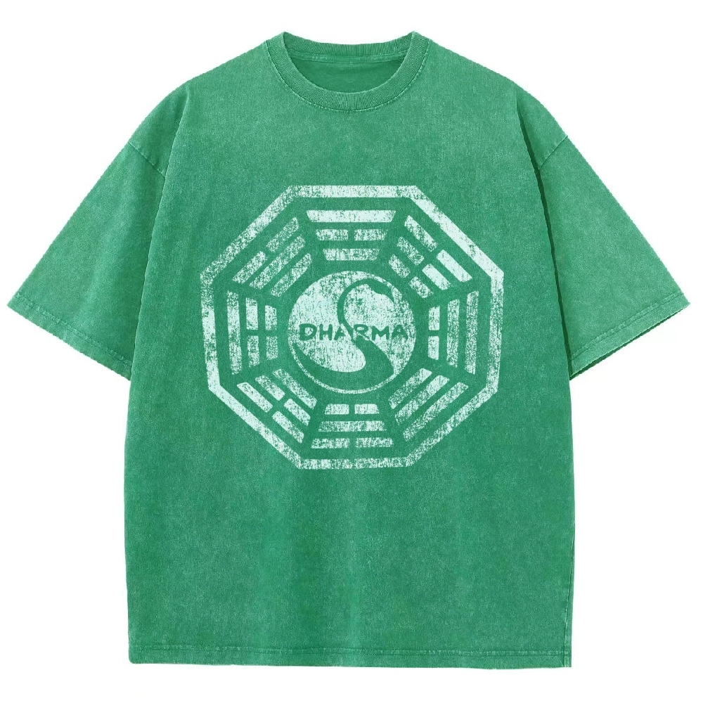 DHARMA Initiative  Vintage Distressed T-shirt