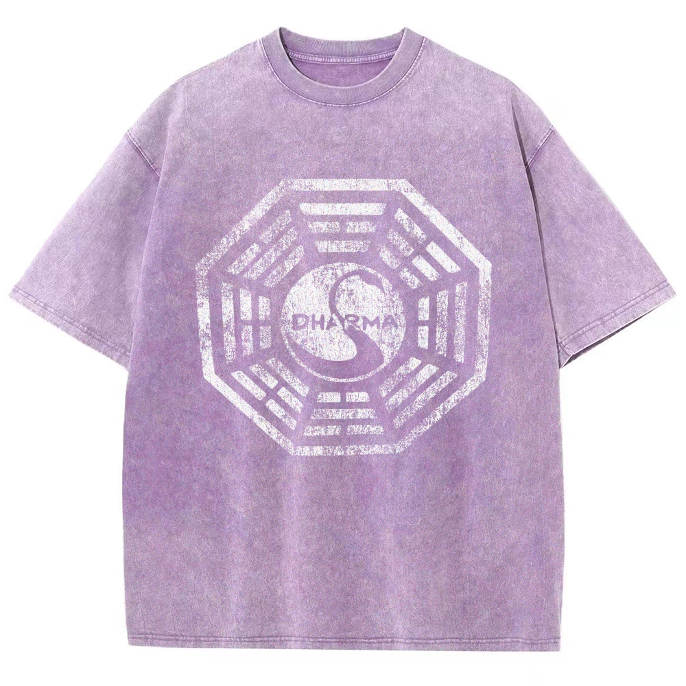 DHARMA Initiative  Vintage Distressed T-shirt
