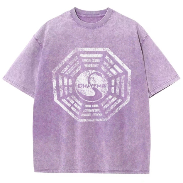 DHARMA Initiative  Vintage Distressed T-shirt