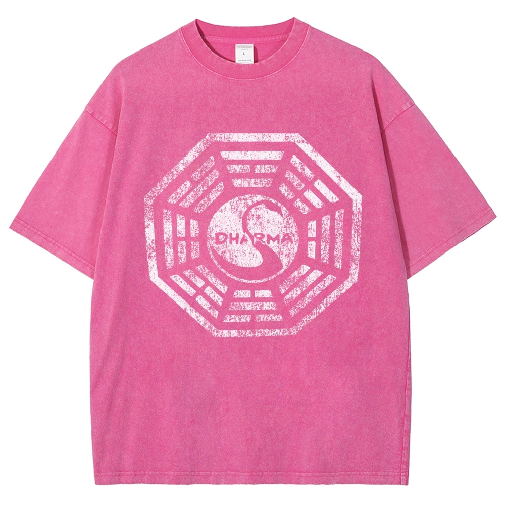 DHARMA Initiative  Vintage Distressed T-shirt