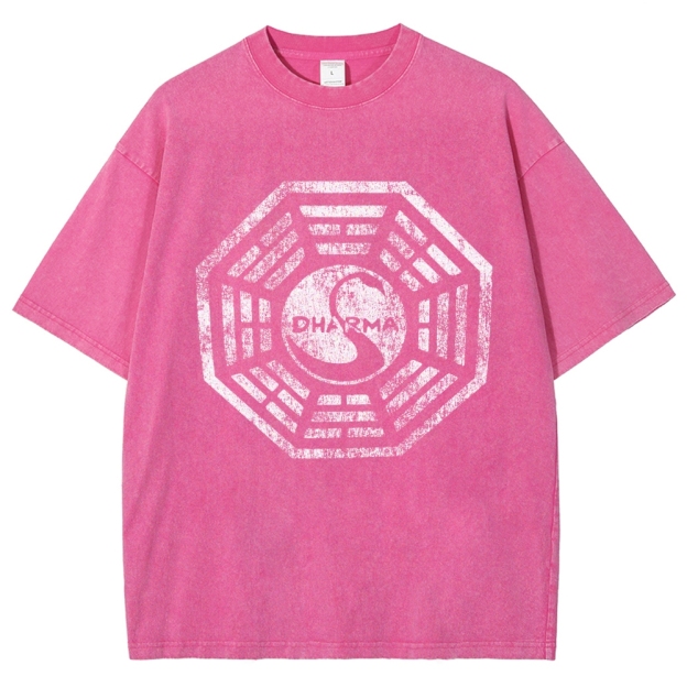 DHARMA Initiative  Vintage Distressed T-shirt