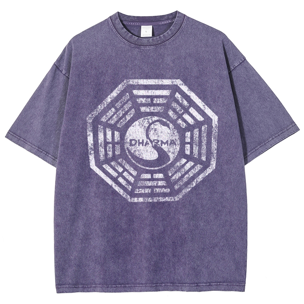 DHARMA Initiative  Vintage Distressed T-shirt