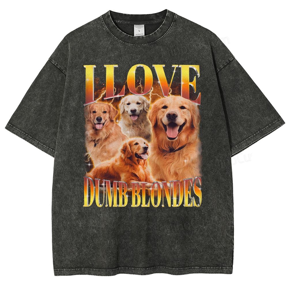 Golden Retriever Vintage Pet Graphic T-Shirt