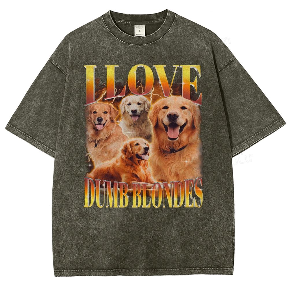Golden Retriever Vintage Pet Graphic T-Shirt