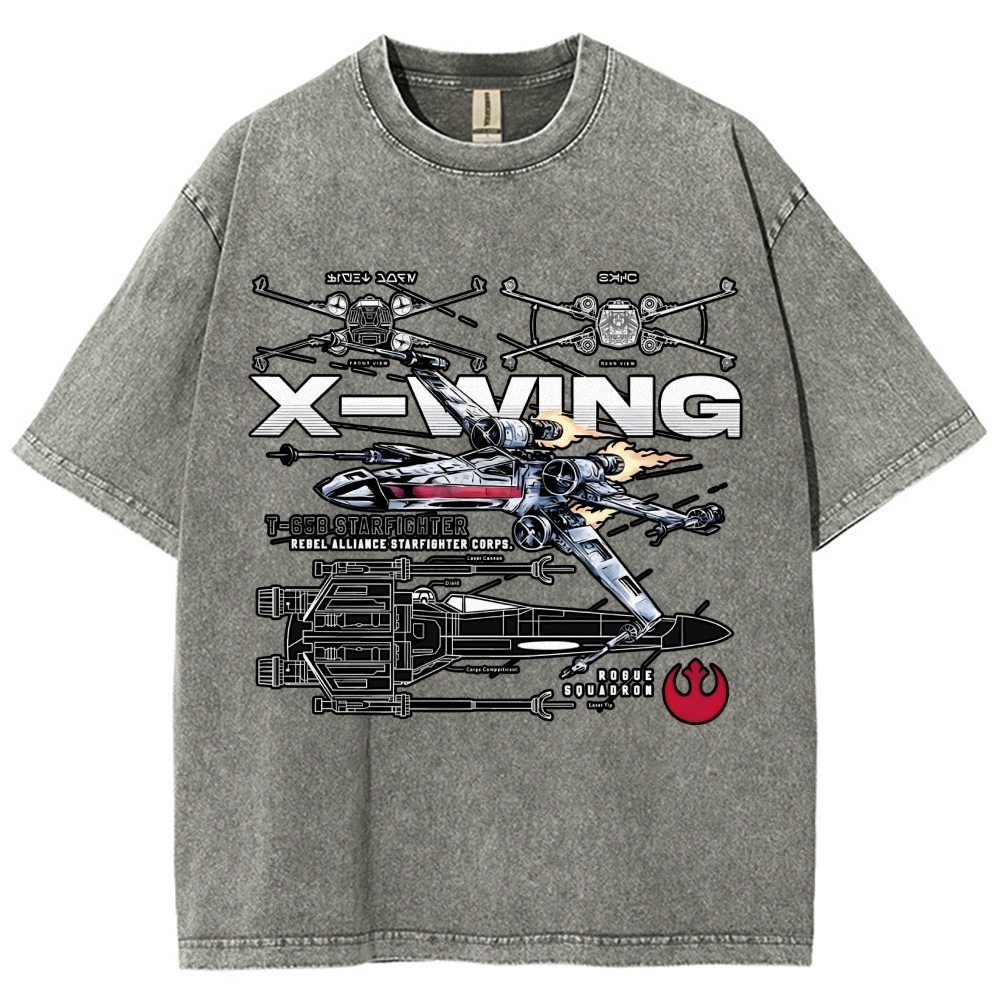 M-FALCON REBEL ALLIANCE Vintage Distressed T-shirt
