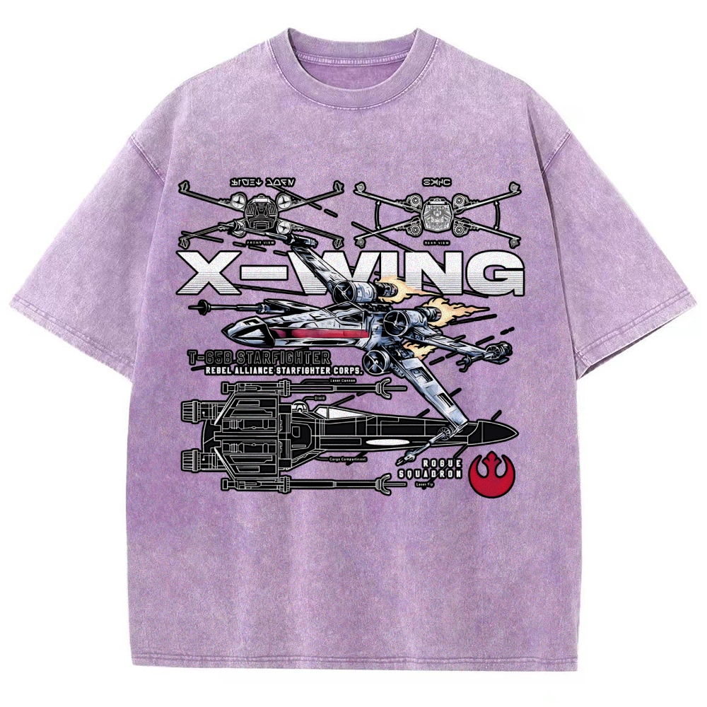 M-FALCON REBEL ALLIANCE Vintage Distressed T-shirt