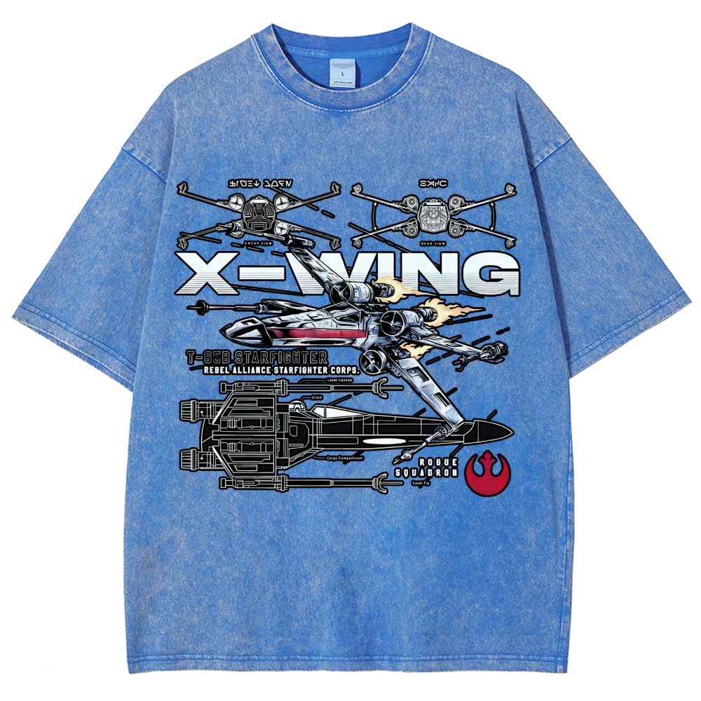 M-FALCON REBEL ALLIANCE Vintage Distressed T-shirt