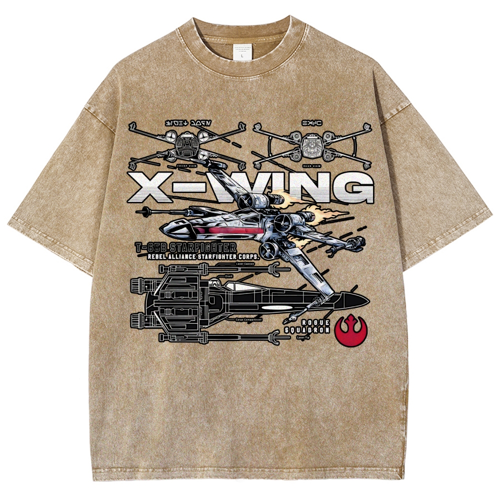 M-FALCON REBEL ALLIANCE Vintage Distressed T-shirt