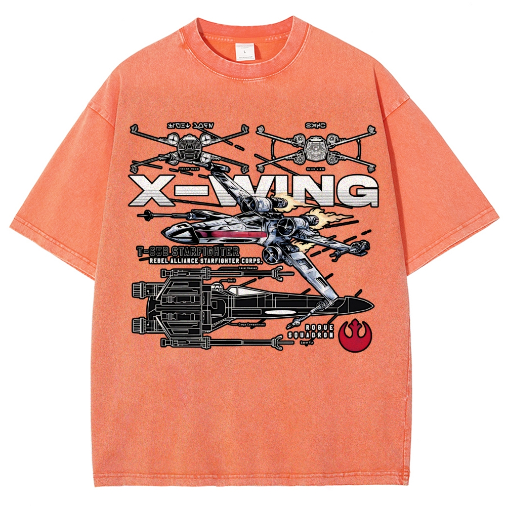 M-FALCON REBEL ALLIANCE Vintage Distressed T-shirt