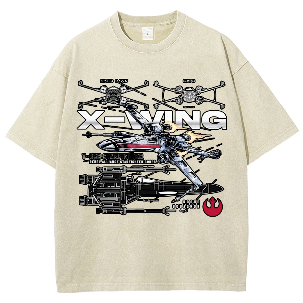 M-FALCON REBEL ALLIANCE Vintage Distressed T-shirt