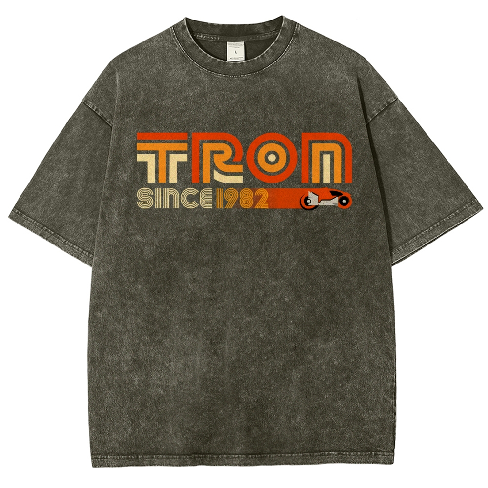 Retro Tron 1982 Vintage Distressed T-shirt