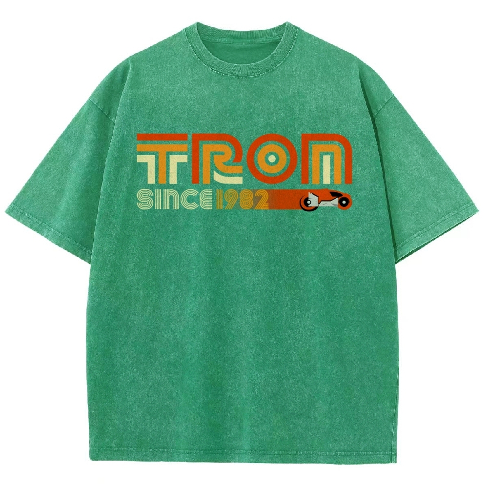 Retro Tron 1982 Vintage Distressed T-shirt