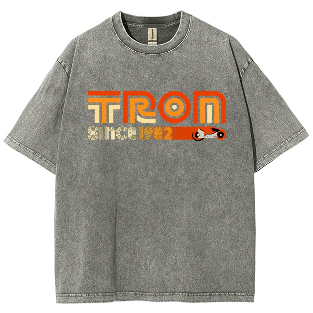 Retro Tron 1982 Vintage Distressed T-shirt