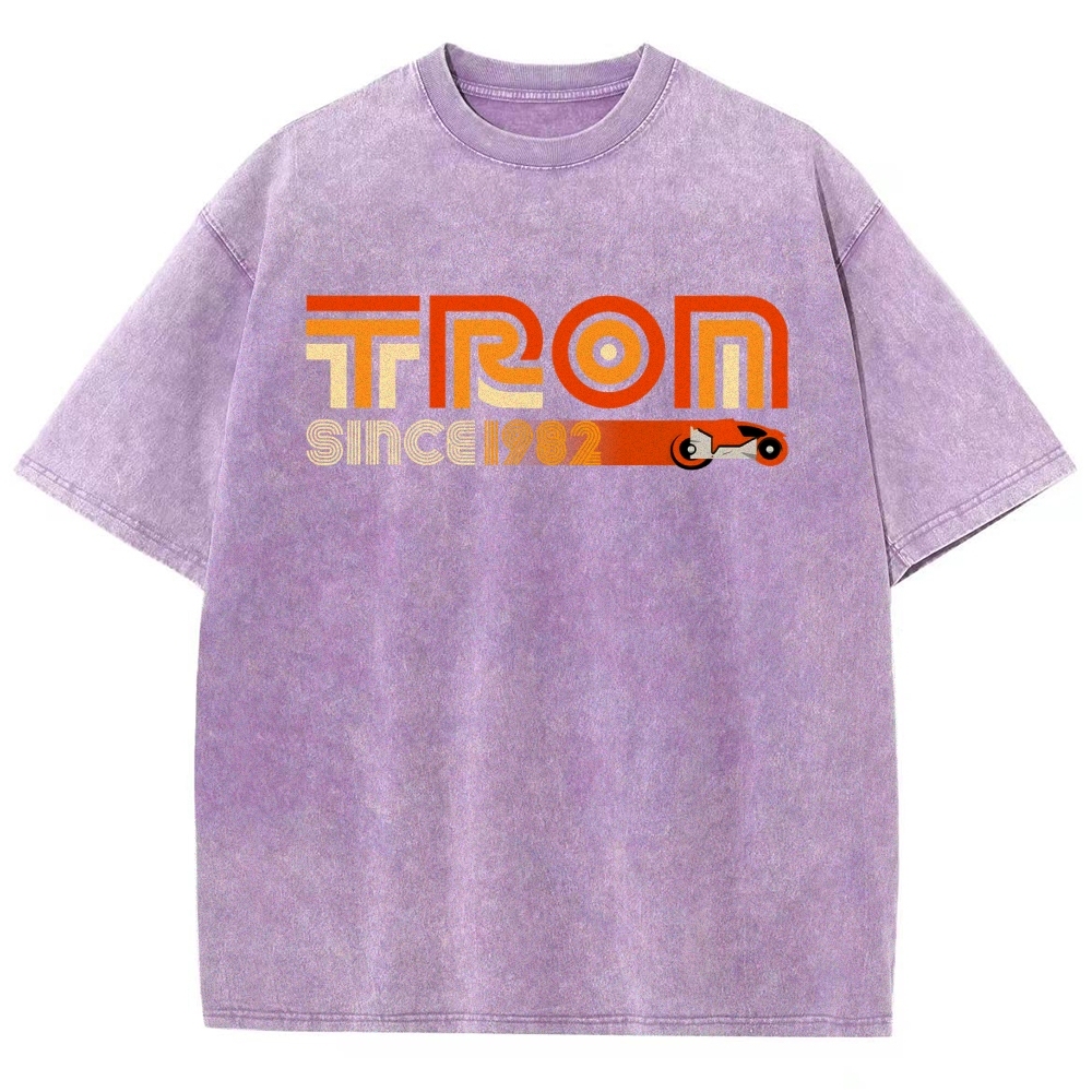 Retro Tron 1982 Vintage Distressed T-shirt