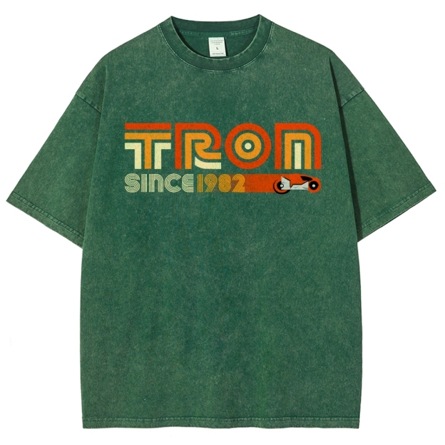 Retro Tron 1982 Vintage Distressed T-shirt
