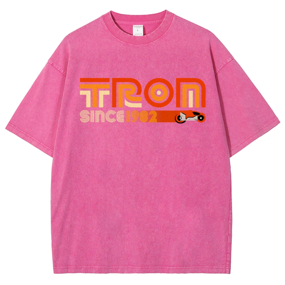 Retro Tron 1982 Vintage Distressed T-shirt
