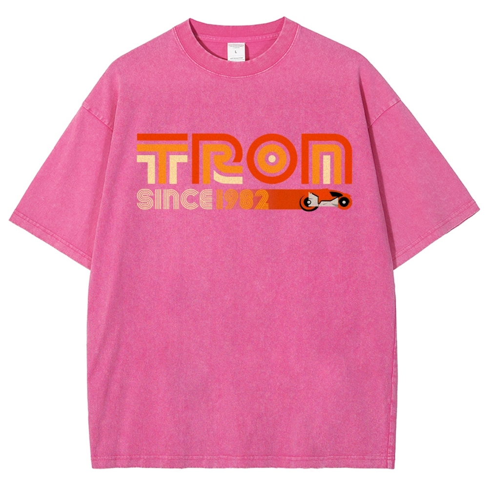 Retro Tron 1982 Vintage Distressed T-shirt