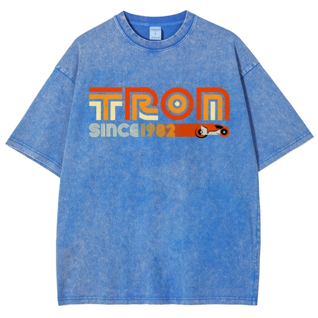 Retro Tron 1982 Vintage Distressed T-shirt