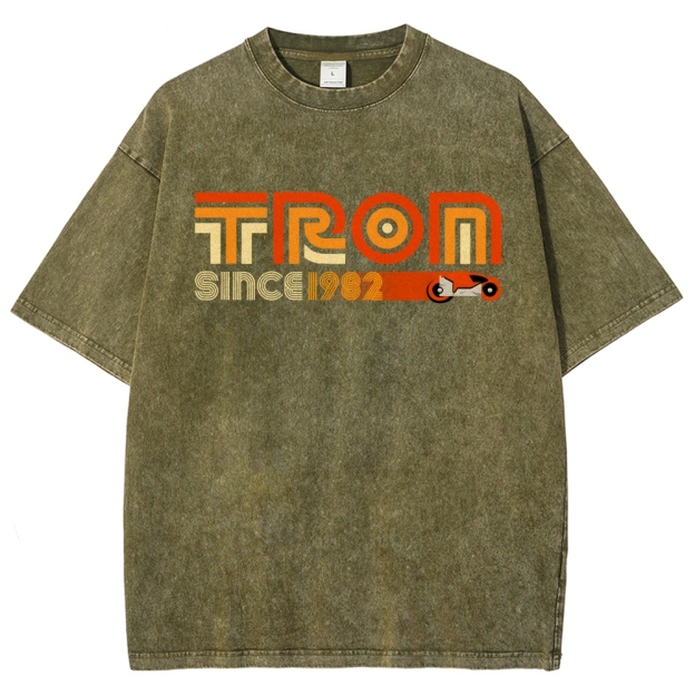 Retro Tron 1982 Vintage Distressed T-shirt
