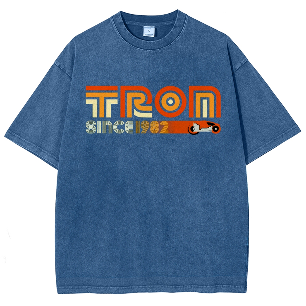 Retro Tron 1982 Vintage Distressed T-shirt