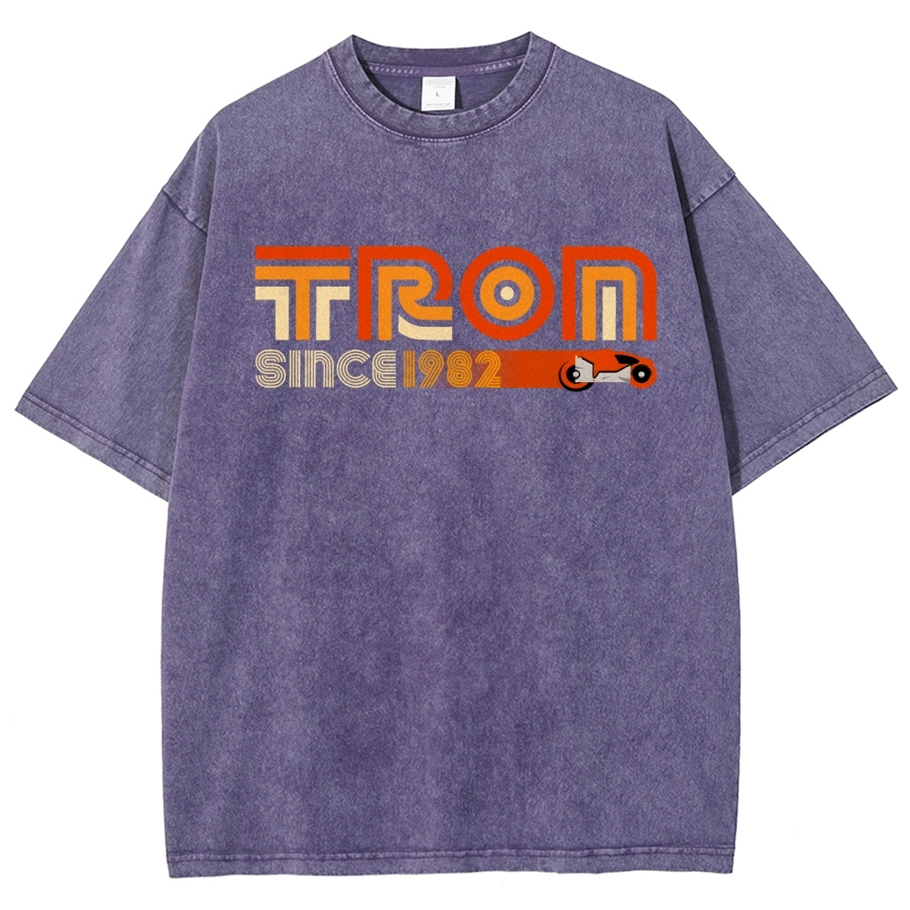 Retro Tron 1982 Vintage Distressed T-shirt