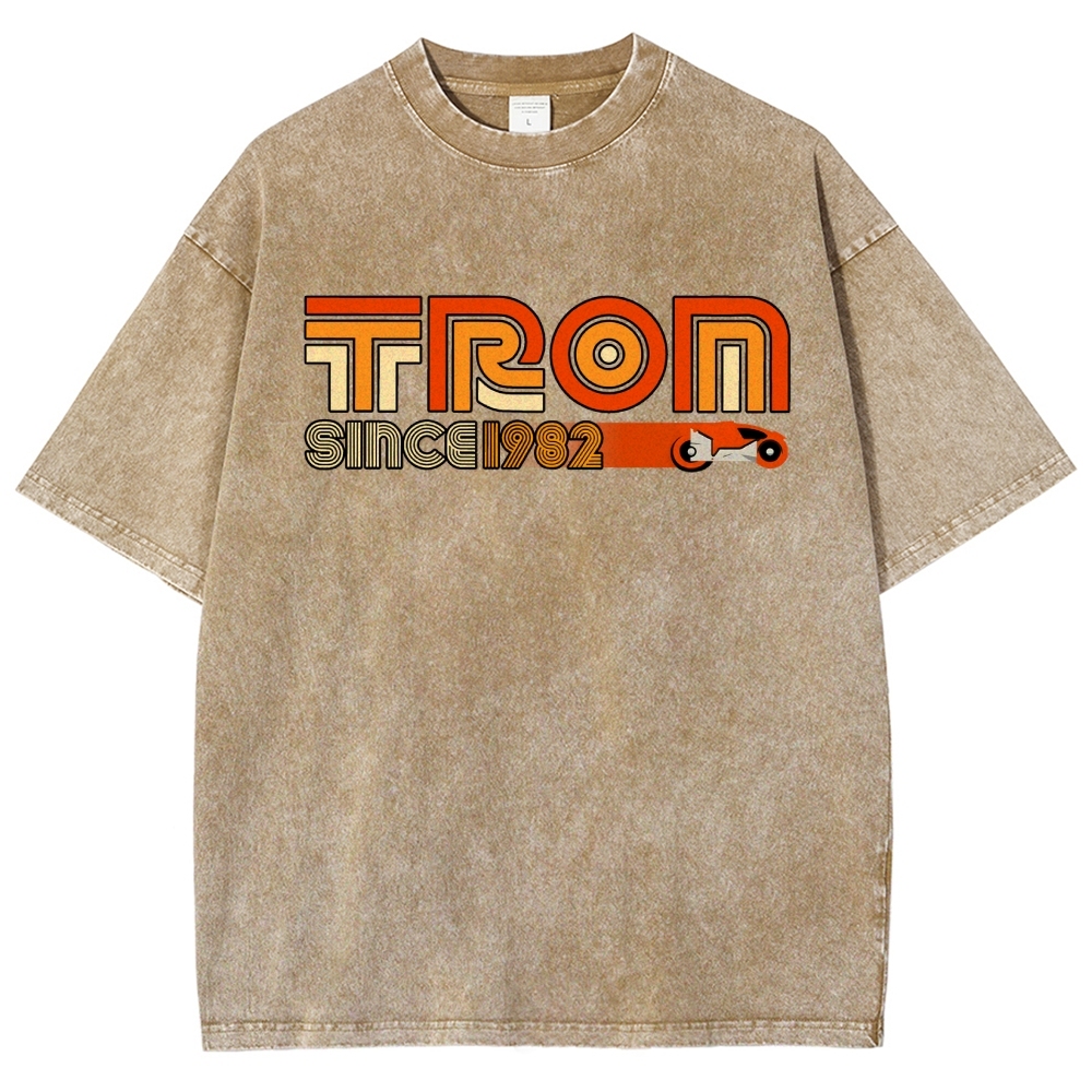 Retro Tron 1982 Vintage Distressed T-shirt