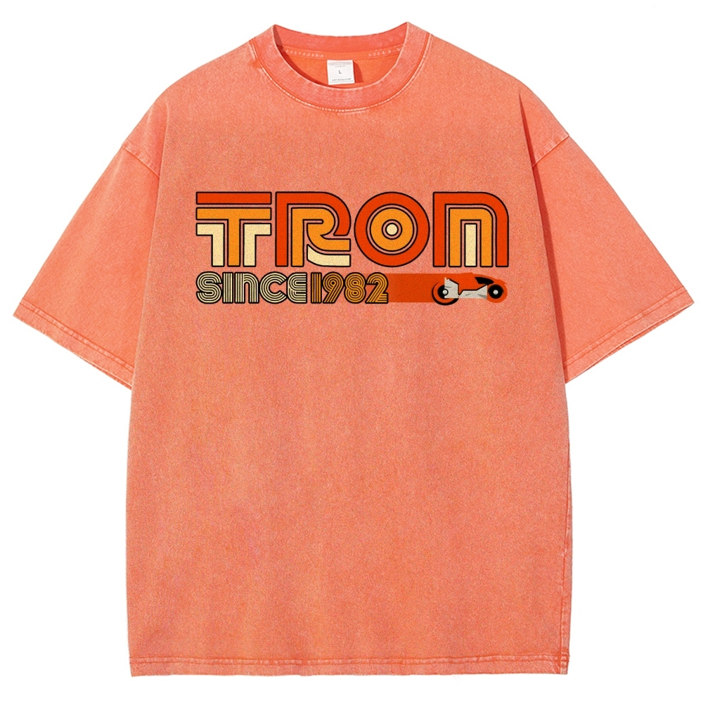 Retro Tron 1982 Vintage Distressed T-shirt