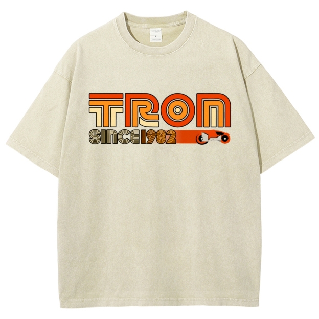 Retro Tron 1982 Vintage Distressed T-shirt