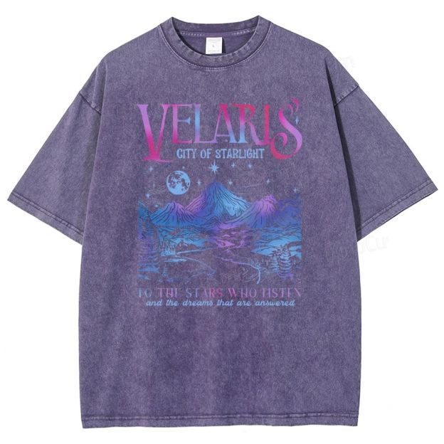 Velaris City Of Starlight  Washed T-Shirt 