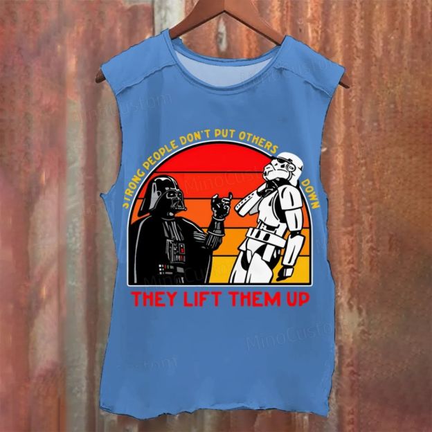 Strong People Geek Washed Tank Top 